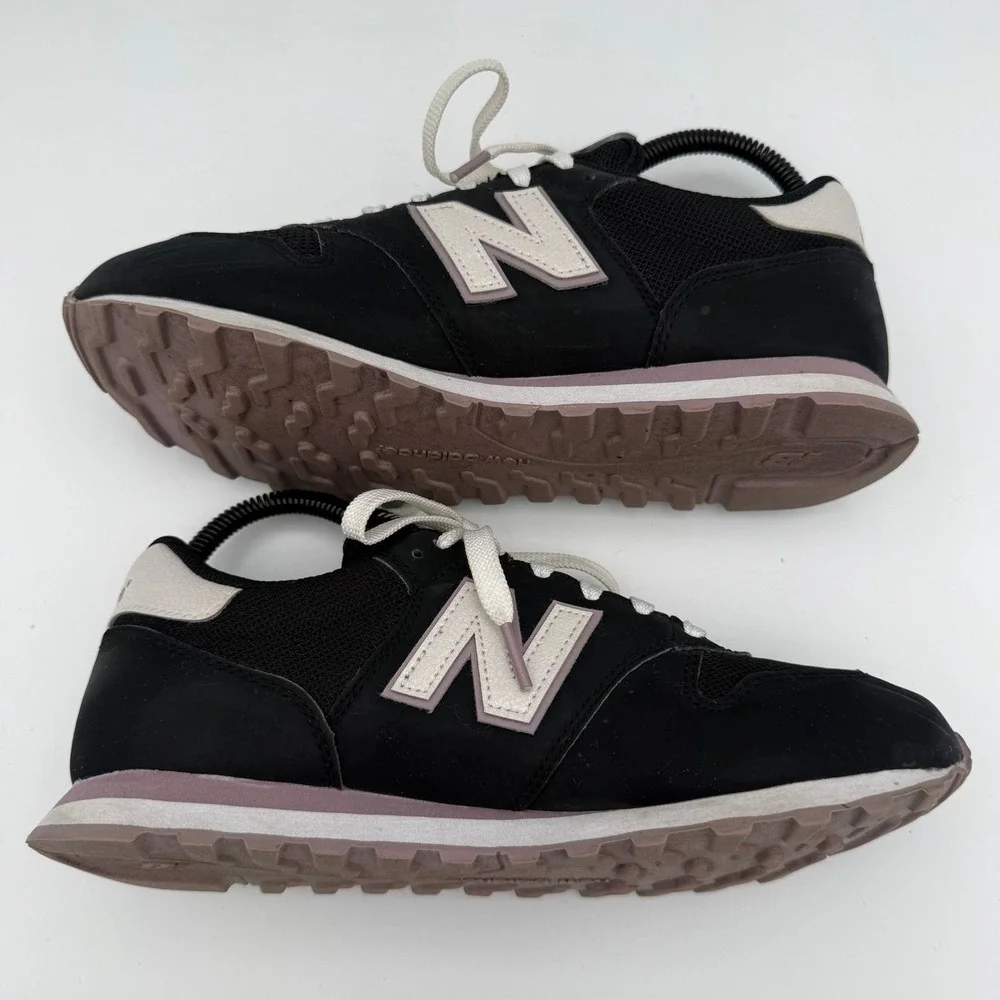 Women's New Balance 510 Black White Purple Casual Lifestyle Running Shoes Size 8